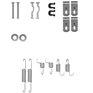 Abbildung von METZGER 105 0028 Zubehörsatz, Feststellbremsbacken SUBARU: Forester IV, XV I