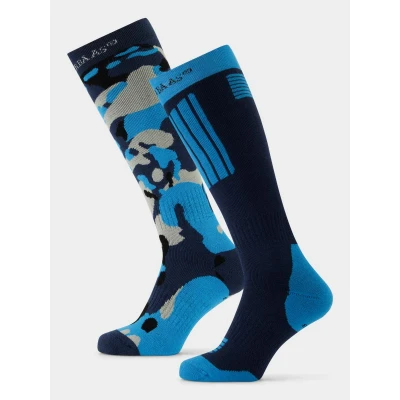 Abbildung von Poederbaas Skisocken 2er Pack Camo Navy