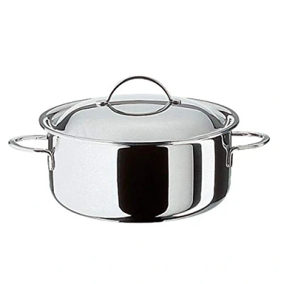 Abbildung von Spring CRISTAL Bratentopf mit Deckel rostfreier Edelstahl Ø 16 cm, Höhe: 7,5 cm 1,4 ltr. induktionsgeeignet Bräter backofengeeignet Spülmaschinenfest Kochtopf