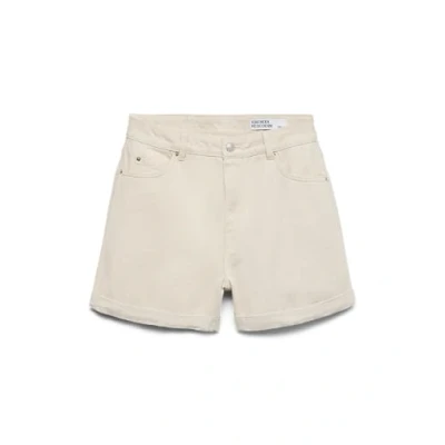 Abbildung von VERO MODA Damen VMZURI HR Loose Shorts Mix NOOS 10279493, Ecru, XS