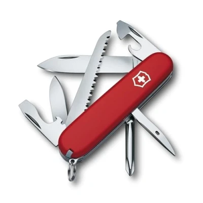 Abbildung von Victorinox Schweizer Taschenmesser Hiker, Swiss Army Knife, Multitool, 13 Funktionen, Klinge, Dosenöffner, Schraubendreher