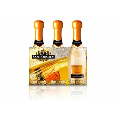 Abbildung von Sant&#039;Orsola Prosecco D.O.C. Millesimato trocken Schaumwein Italien Wein 3 kleine Flaschen (3 x 0.2 l)