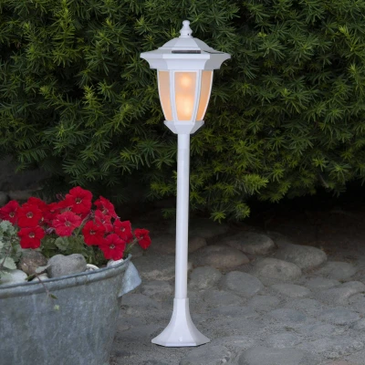 Abbildung von STAR TRADING LED Laterne Solar 4in1 Tisch/Boden/Wand gelbe Sensor weiß, Classic, gelb