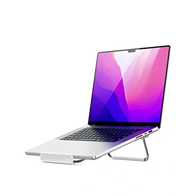 Abbildung von UGREEN Laptop Ständer rostfreie Stähle Halterung Tisch Laptopständer Verstellbar Notebook Halter Stand kompatibel mit 12 bis 15.6 Zoll Laptops wie MacBook Air, Pro, X1 Carbon