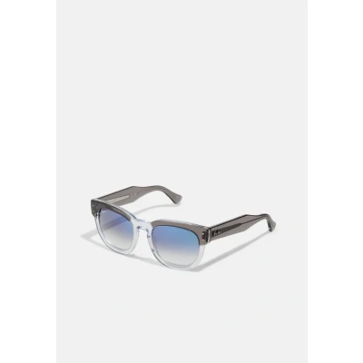 Abbildung von Ray Ban MEGA Hawkeye Unisex Sonnenbrille, Größe: 53, Grey on transparent