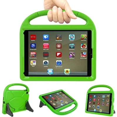 Abbildung von iPad 9,7 Hülle für Kinder 2018/2017 6./5. Generation TrendGate Leichte stoßfeste mit Griff und Ständer Air/iPad Air 2/iPad Pro Zoll Tablet Grün