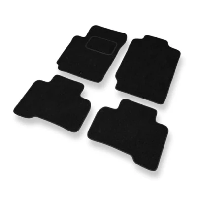 Abbildung von Mossa Fußmatten Auto kompatibel mit Suzuki Grand Vitara II (2005 2014) schwarz Automatten Autoteppiche 1