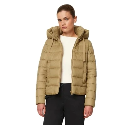 Abbildung von Marc O&#039;Polo Stand UP Collar HOOD WELT Pockets SIDE Slits Winterjacke, Damen, Größe: 36, Salted caramel