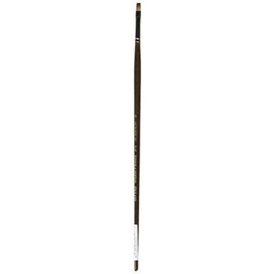 Abbildung von Winsor &amp; Newton 5502004 Monarch Pinsel Flachpinsel Nr.4 5,8mm, professioneller Synthetikhaarpinsel für Ölfarben oder Acrylfarben