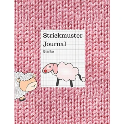 Abbildung von Strickmuster Journal Blanko: Notizheft, Notizbuch, Strickpapier für Ihre Strick Modelle, Verhältnis 4:5