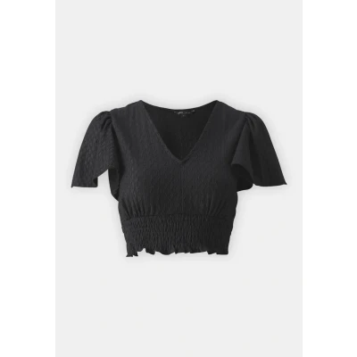 Abbildung von ONLY Onlhannah Smock Tshirt basic, Damen, Größe: XXL, Black