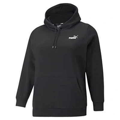 Abbildung von PUMA Damen ESS Small Logo Hoodie FL Plus Sweat, Schwarz, XL