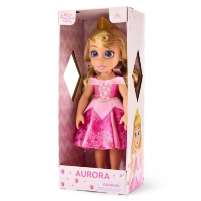 Abbildung von Disney Store Official Dornröschen Aurora Puppe mit Spielzeughaarbürste 40,5 cm/16&quot; Once Upon a Story Kollektion Ab 3 Jahren