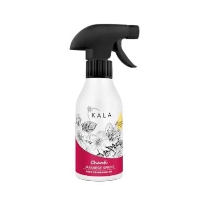 Abbildung von KALA Lufterfrischer Duftölspray CHANTI, Raumspray mit Geruchsneutralisation, Raumduft Spray Hält bis zu 48h, Air Freshener Aktiv Neutralisator Duft Japanischer Frühling, 250ml