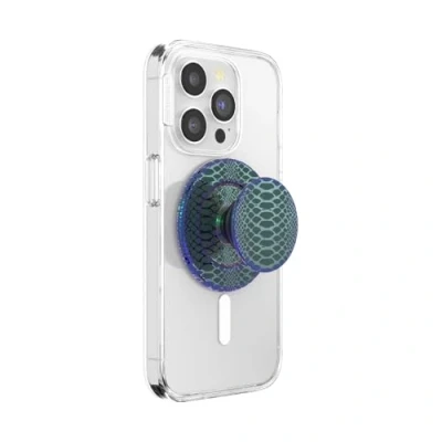 Abbildung von PopSockets: PopGrip Round für MagSafe Inklusive Adapterring Ausziehbarer Sockel und Griff mit einem Austauschbarem Top Smartphones Hüllen Scales