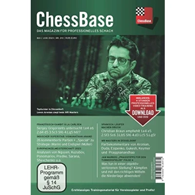 Abbildung von ChessBase Magazin 213: Das für professionelles Schach (ChessBase Magazin: (Heft + DVD ROM Download))