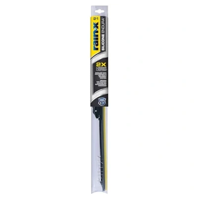 Abbildung von Rain X 830121 Silikon Endura Wischerblätter, 53,3 cm Scheibenwischer (1 Stück), Auto Ersatz Scheibenwischerblätter mit zweimal langlebigem, widerstandsfähigem Gummi Rakel