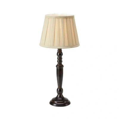 Abbildung von Tischlampe Chocolat, Höhe 46 cm, beige/braun, Metall/Stoff