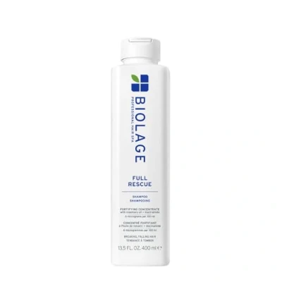Abbildung von Biolage Verdichtendes Shampoo für feines Haar, geeignet alle Haartypen, angereichert mit Rosmarinöl, Niacinamid und Vitamin B, Full Rescue, 400 ml