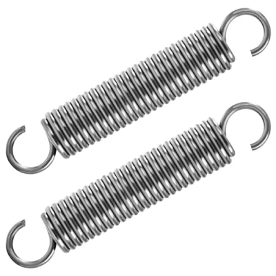 Abbildung von GUNGY Zugfedern mit Haken Edelstahl Spannfeder Zugfeder 100mm Außendurchmesser 18mm Drahtdurchmesser 2,5mm Maximale Zugkraft 12,8KG 2,5x18x100mm 2 Stück