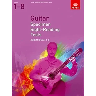 Abbildung von Guitar Specimen Sight Reading Tests, Grades 1 8 (ABRSM reading)