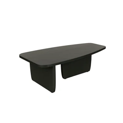 Abbildung von byLIVING Couchtisch Bolt (1 St), Freiform Tisch in Akazie Massivholz schwarz lackiert, 25mm Tischplatte