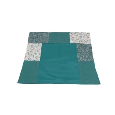Abbildung von ULLENBOOM ® Wickelauflagenbezug 75x85 cm Madagaskar (Made in EU) abnehmbarer Bezug für Wickelauflage 85x75, Baby Überzug Wickelunterlage aus Baumwolle, Wickelbezug Wickeltisch
