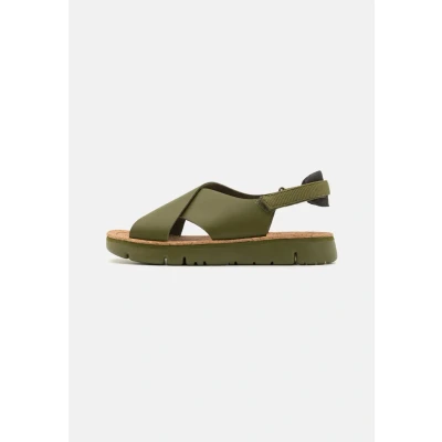 Abbildung von Camper Oruga Riemensandalette, Damen, Größe: 38, Medium green Schuhe