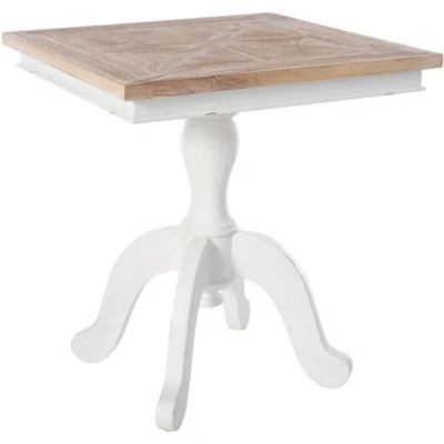 Abbildung von CLP Esstisch Grasby, kompakter Küchentisch aus Holz in Shabby Chic Stil