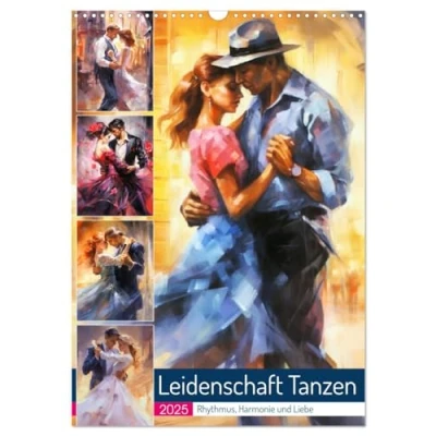 Abbildung von Leidenschaft Tanzen. Rhythmus, Harmonie und Liebe (Wandkalender 2025 DIN A3 hoch), CALVENDO Monatskalender