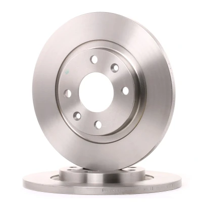 Abbildung von BREMBO 08.7238.10 Bremsscheibe 266 13 4 voll mit Schrauben CITROËN: Berlingo / First I, C Elysée Limousine, C4 II Cactus