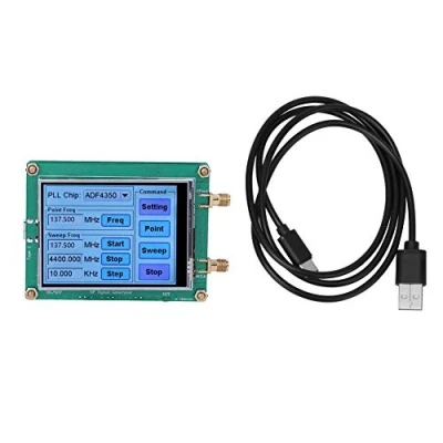 Abbildung von Signalgenerator Hochpräzise Voll Touchscreen RF Sweep Punktfrequenzmodul Radio PC Zählersteuerung Mit Datenkabel SMA Buchse ADF4350/ADF4351(ADF4350)