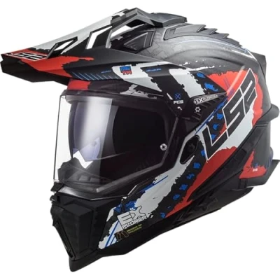 Abbildung von LS2, Crosshelme motorrad Explorer Extend mat red 06, S