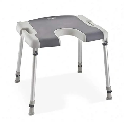 Abbildung von Invacare Hygienehocker Aquatec Sorrento Duschhocker mit Hygieneausschnitt