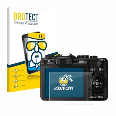 Abbildung von BROTECT Schutzglas für Canon PowerShot G9 Schutzfolie Panzer Folie Glas [Extrem Kratzfest 9H, Anti Fingerprint, Ultra Transparent]