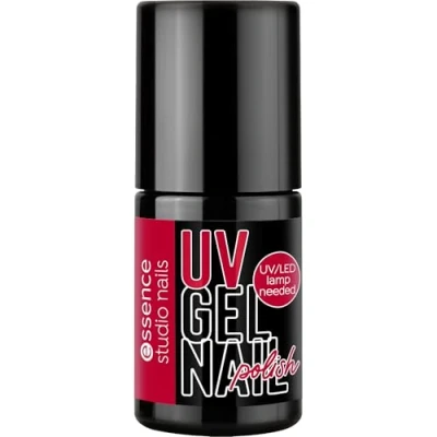 Abbildung von essence studio nails UV GEL NAIL polish, Nr. 06, Rot, langanhaltend, farbintensiv, vegan, ohne Mikroplastikpartikel, Parfüm, Parabene, 1er Pack (5ml)