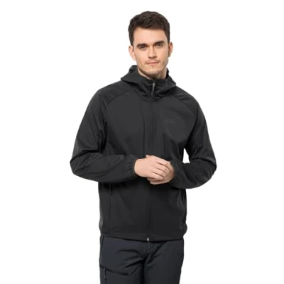 Abbildung von Jack Wolfskin Feldberg Softshelljacke, Herren, Größe: Large, Black