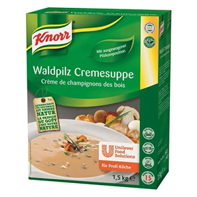 Abbildung von Knorr Waldpilz Cremesuppe Trockenmischung (mit Pilzen direkt aus dem Wald) 1er Pack (1 x 1,5 kg)
