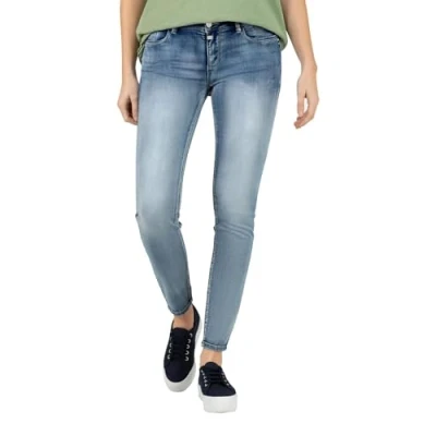 Abbildung von Timezone Damen Tight SanyaTZ Jeans, Admiral Blue wash, 32/32