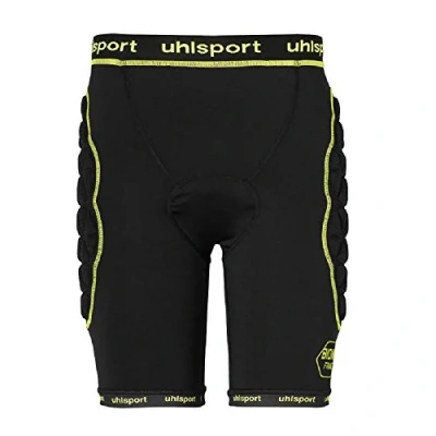 Abbildung von Uhlsport Herren Bionikframe Padded Short, schwarz/Fluo gelb, XXL