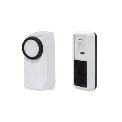 Abbildung von ABUS Türschlossantrieb HomeTec Pro Bluetooth Türschloss CFA3100W + Fingerscan CFS3100W