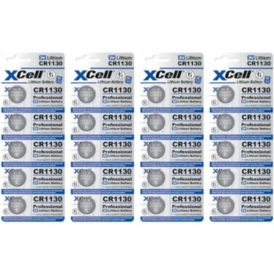 Abbildung von XCell 20x Lithium Knopfzelle CR1130 (4x 5er Blister)