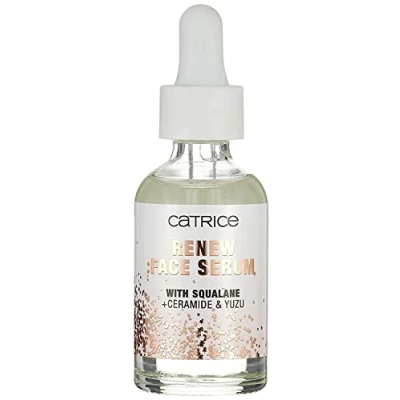 Abbildung von Catrice Holiday Skin Renew Face Serum, transparent, beruhigend, aufhellend, entspannend, erfrischend, mit Vitaminen, pflegend, regenerierend, reparierend, transluzent, natürlich (30ml)