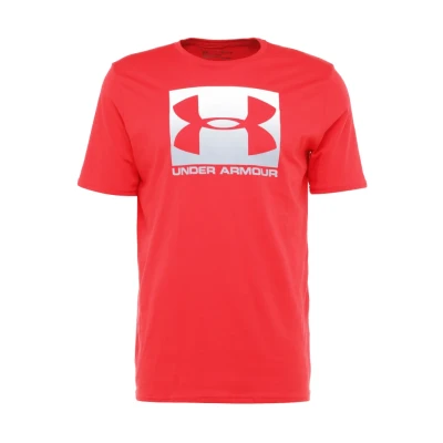 Abbildung von Under Armour Boxed Sportstyle Tshirt print, Herren, Größe: Medium, Red/steel