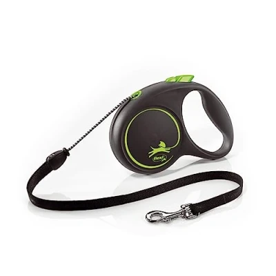 Abbildung von Flexi Black Design Seil m 5 Hundeleine Grn&amp;Schwarz...