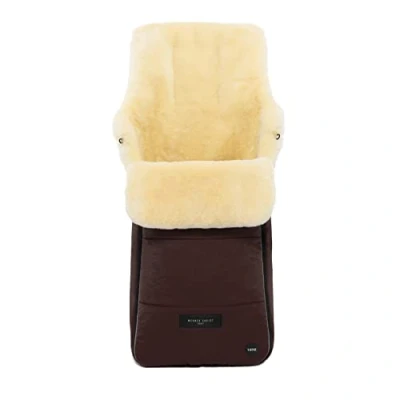 Abbildung von Werner Christ Baby Arosa LUXE Fußsack für Kinder, Größe: One Size, Chocolate