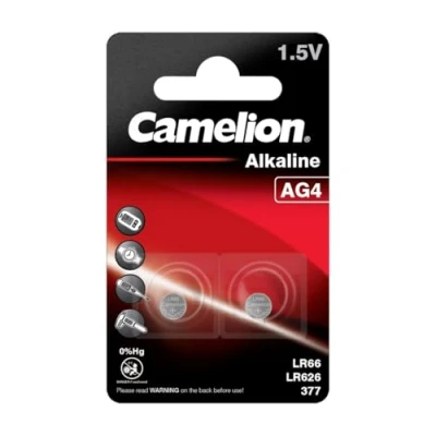 Abbildung von Camelion Alkaline AG4 1,5 V Knopfzelle (2 Stück)