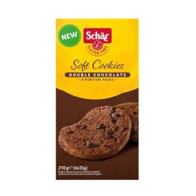 Abbildung von Schär Soft Cookies Double Chocolate, 6 x 35g