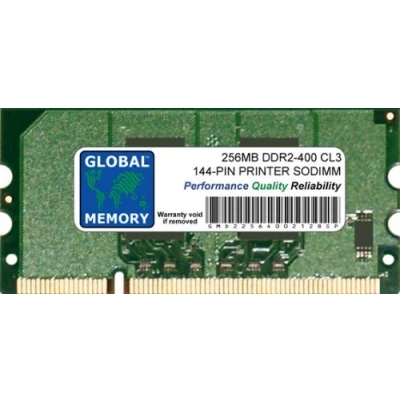 Abbildung von 256 MB 144 PIN DDR2 SODIMM RAM für Drucker (CC415A, CLP MEM202, 311 9272, CB423A, MDDR2 256)