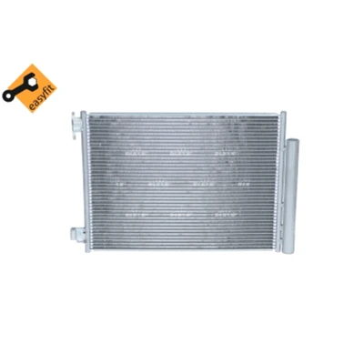 Abbildung von NRF 350357 Klimakondensator mit Trockner, Dichtring 15,5 10,1 Aluminium 520 SMART: Fortwo III Coupe, Forfour II Schrägheck